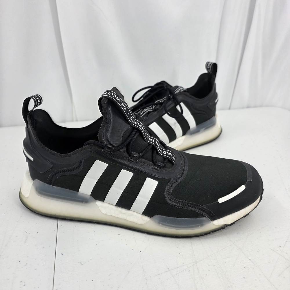 Adidas NMD_V3 Shoes Black White Athletic Casual Sneakers GX9588‎ Mens Size 14.